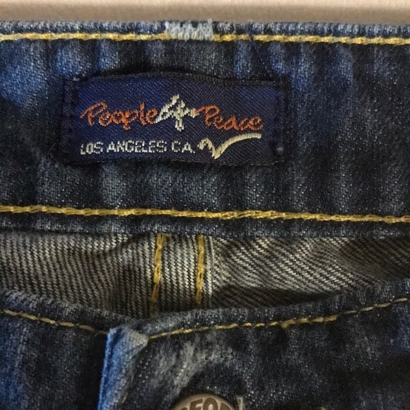 People 4 peace women’s boot cut jeans size 28 low rise made in USA - Picture 10 of 15